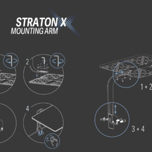 Alternative view of Straton X Mounting Arm