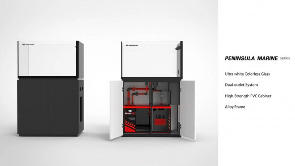 Neptunian Cube Aquarium P90 weiß